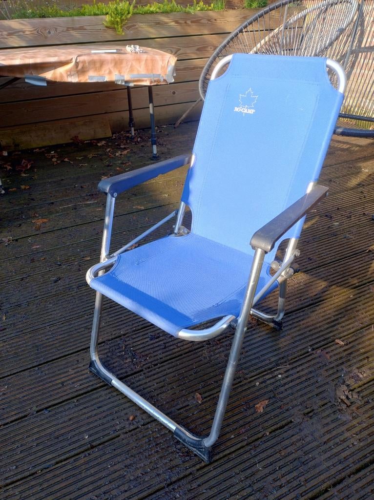 Bo-Camp campingstoel voor kinderen - Blauw, Ophalen, Gebruikt, Campingstoel