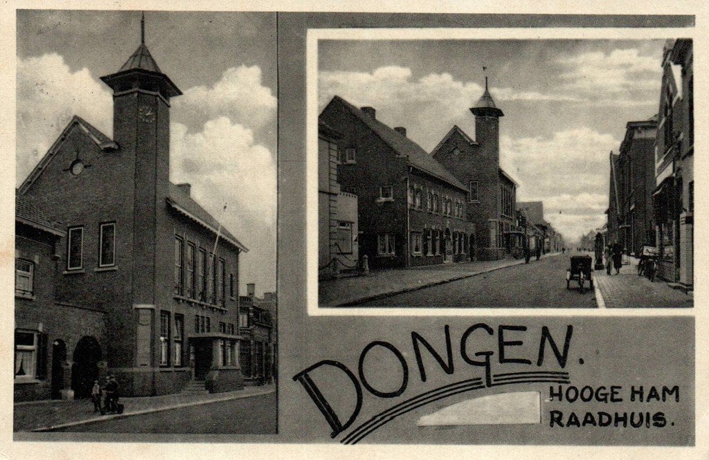 Ansichtkaart Dongen, Verzamelen, Ansichtkaarten | Nederland, Ophalen of Verzenden, Noord-Brabant