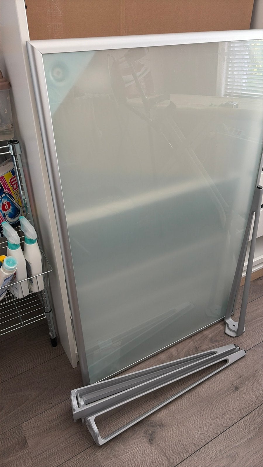 Ikea glazen tafel., Ophalen, Zo goed als nieuw, Glasplaat, Minder dan 80 cm