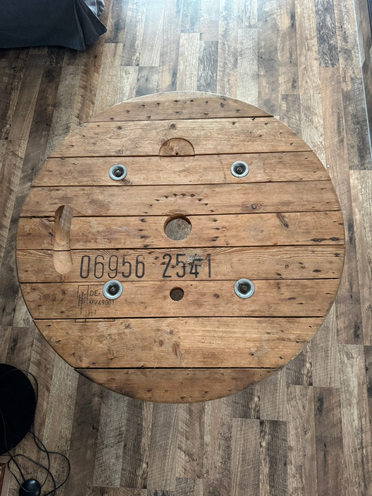 Salontafel rond, Ophalen, Zo goed als nieuw, Rond, 50 tot 100 cm