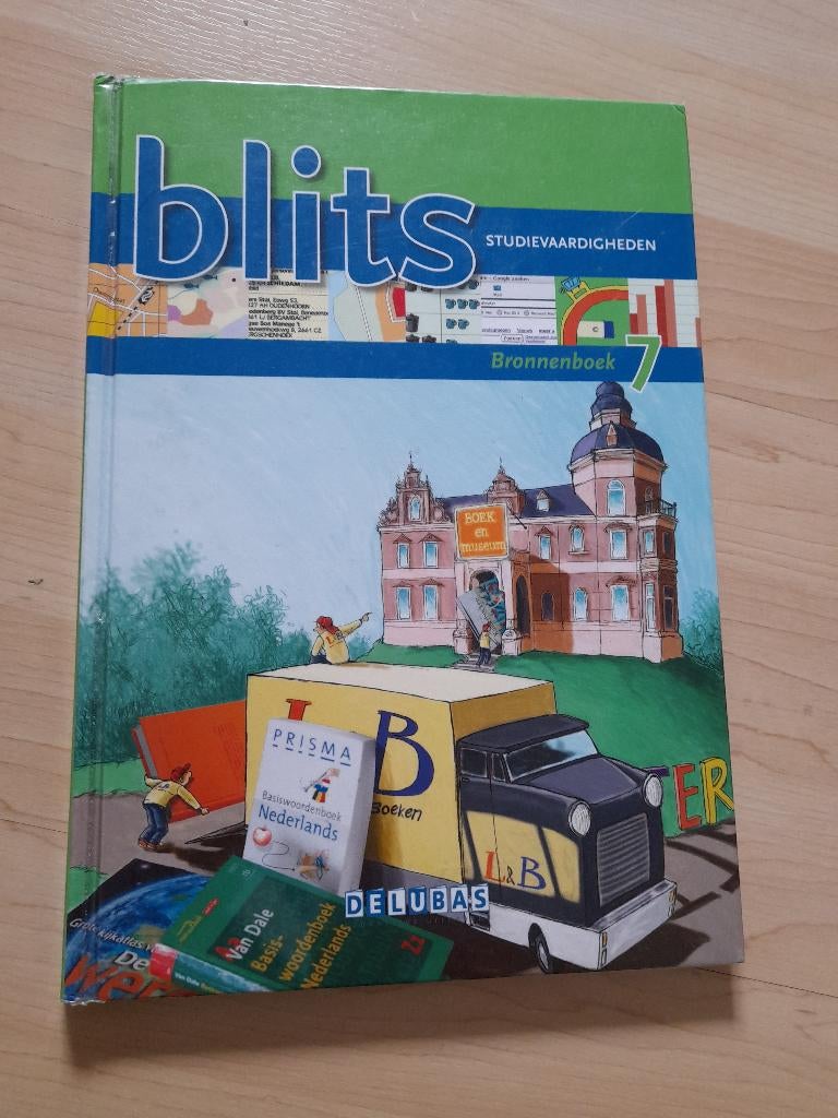 TAAL METHODE BLITS BRONNENBOEK GROEP 7 STUDIEVAARDIGHEDEN, Boeken, Schoolboeken, Ophalen of Verzenden, Gelezen, Overige niveaus