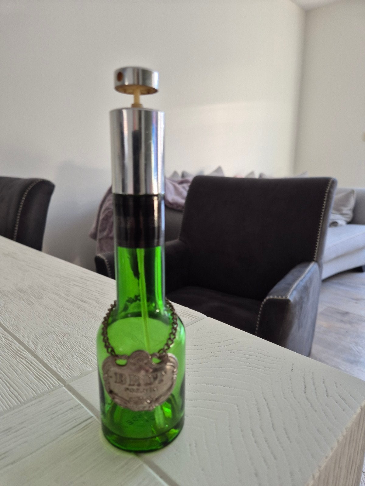 Vintage Brut Faberge Aftershave Fles 95ml - Decoratie, Ophalen of Verzenden, Gebruikt