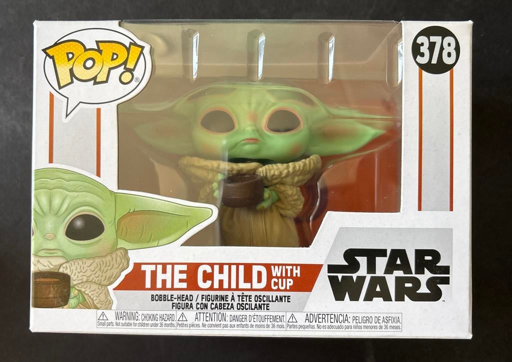 Funko Pop! Star Wars: The Child with Cup #378, Ophalen of Verzenden, Nieuw