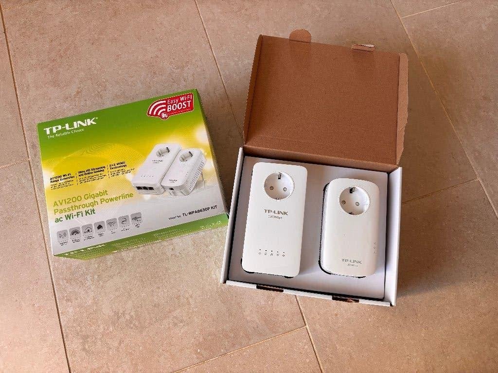 TP-Link AV1200 Powerline WiFi Kit TL-WPA8630P Compleet, Computers en Software, Powerlines, Gebruikt, Ophalen of Verzenden
