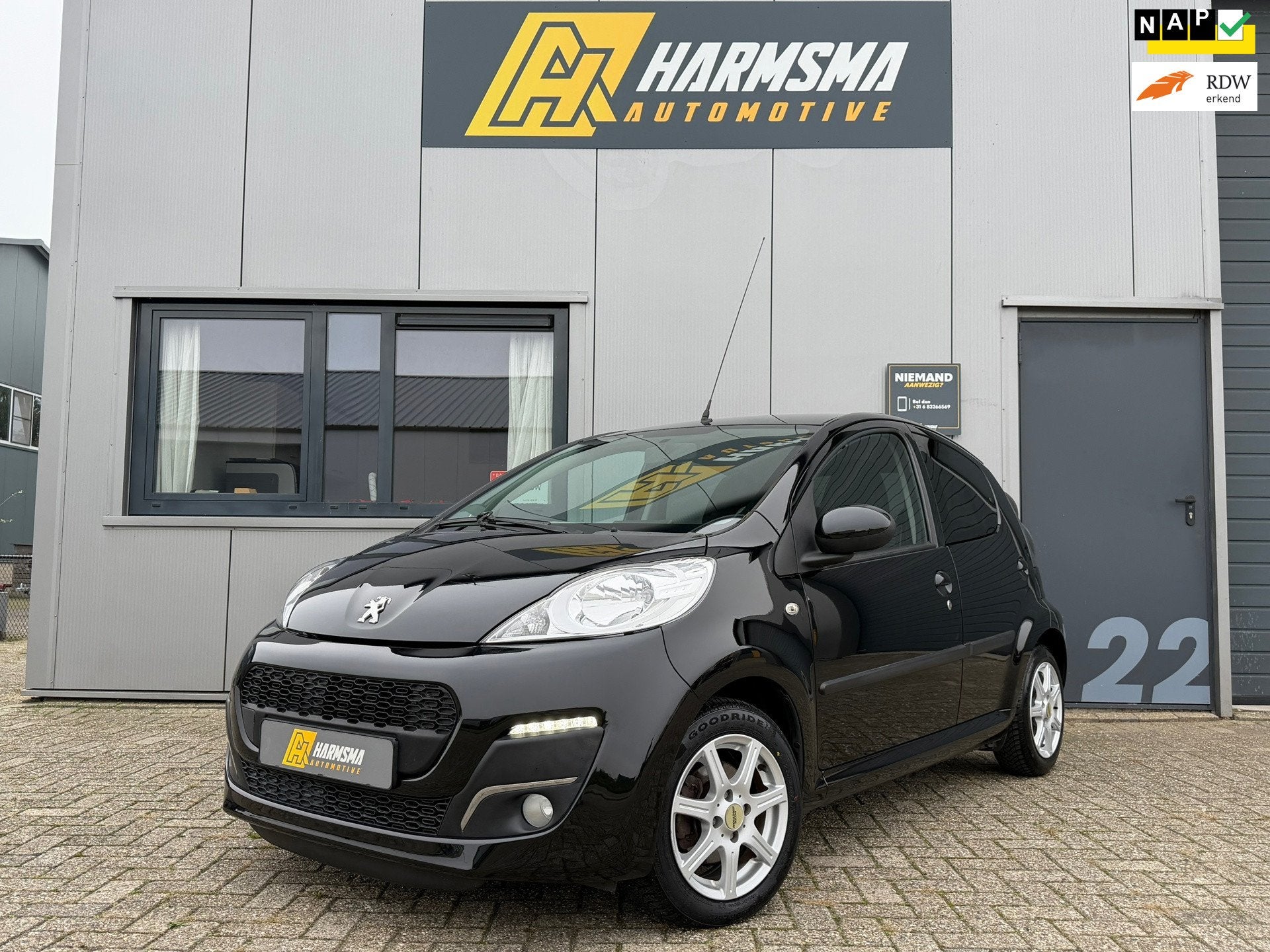 Peugeot 107 1.0 Active |Apple Carplay|LED|Facelift|Nw APK., Auto's, Voorwielaandrijving, Euro 5, Stof, Gebruikt