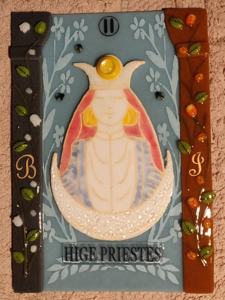 tarot kaart in glas, Ophalen of Verzenden, Nieuw, Tarot of Kaarten leggen, Overige typen
