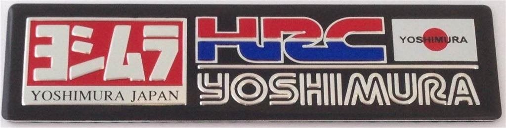 Yoshimura aluminium Uitlaatplaatje #13, Motoren, Accessoires | Stickers, Verzenden