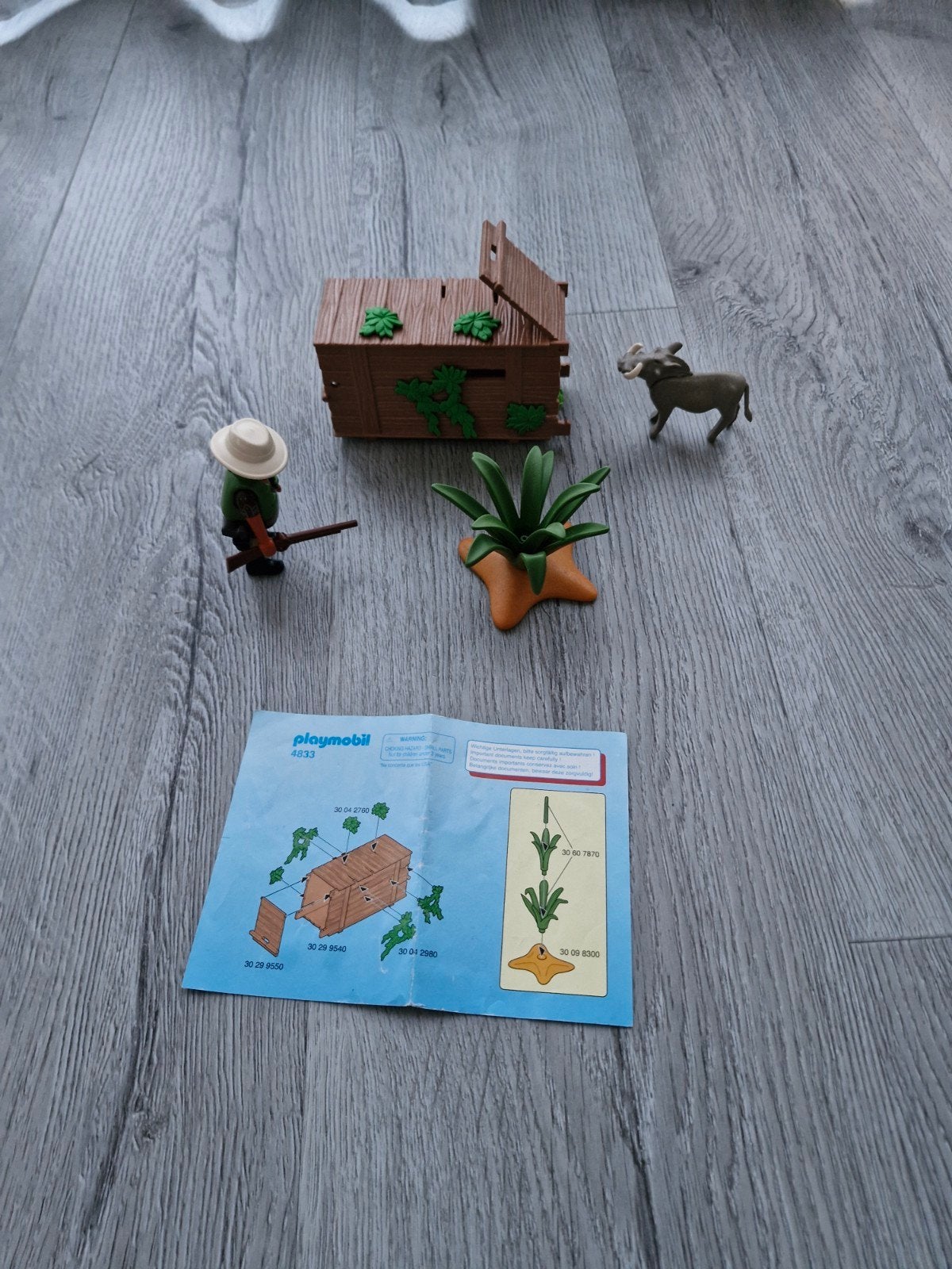 Playmobil Wildernis Set met Jager, Val en Wild Zwijn, Ophalen of Verzenden, Zo goed als nieuw