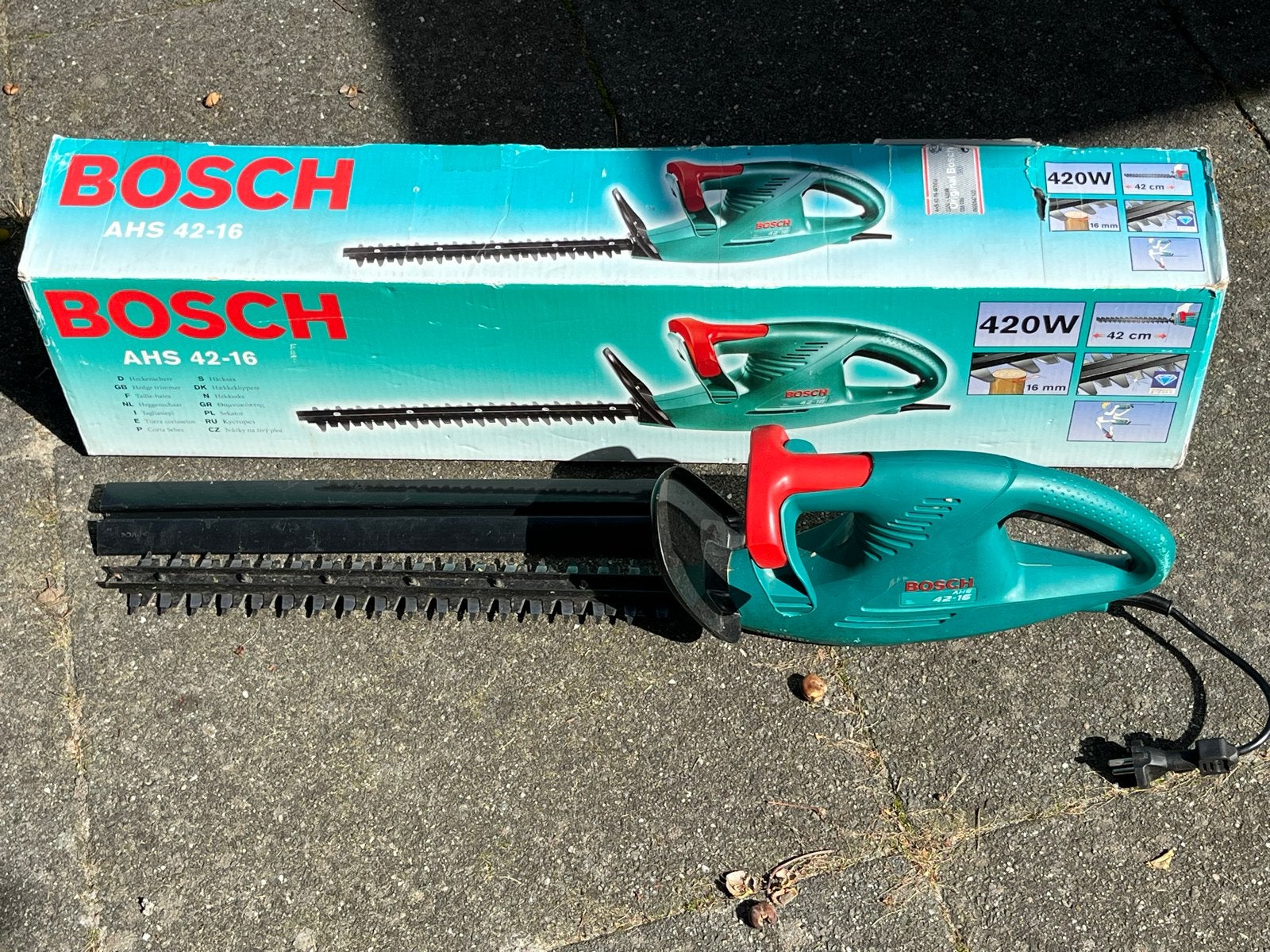 Bosch AHS 42-16 Heggenschaar - Nette staat, Tuin en Terras, Ophalen, Zo goed als nieuw, Elektrisch