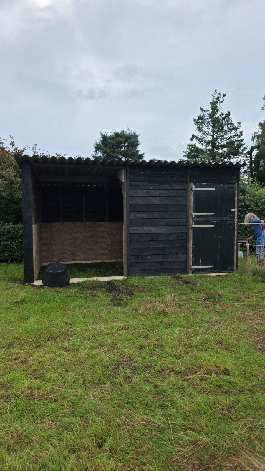 Te koop: Mobiele schuilstal van Douglas hout., Dieren en Toebehoren, Stalling en Weidegang