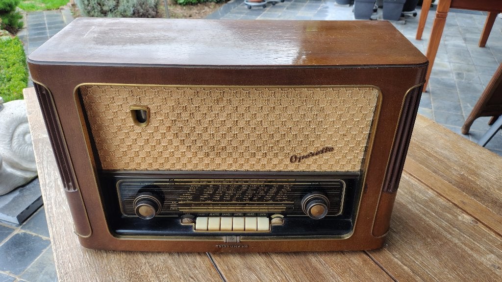 Telefunken Operette 6 vintage radio, Ophalen