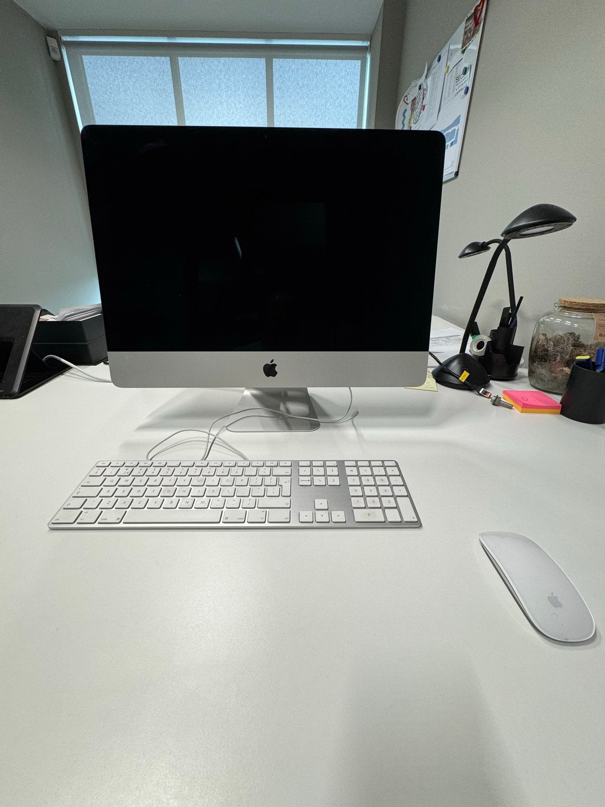 iMac (2014) 21 inch met draadloos/bedraad toetsenbord en mui, Computers en Software, Ophalen, Gebruikt, 8 GB, HDD