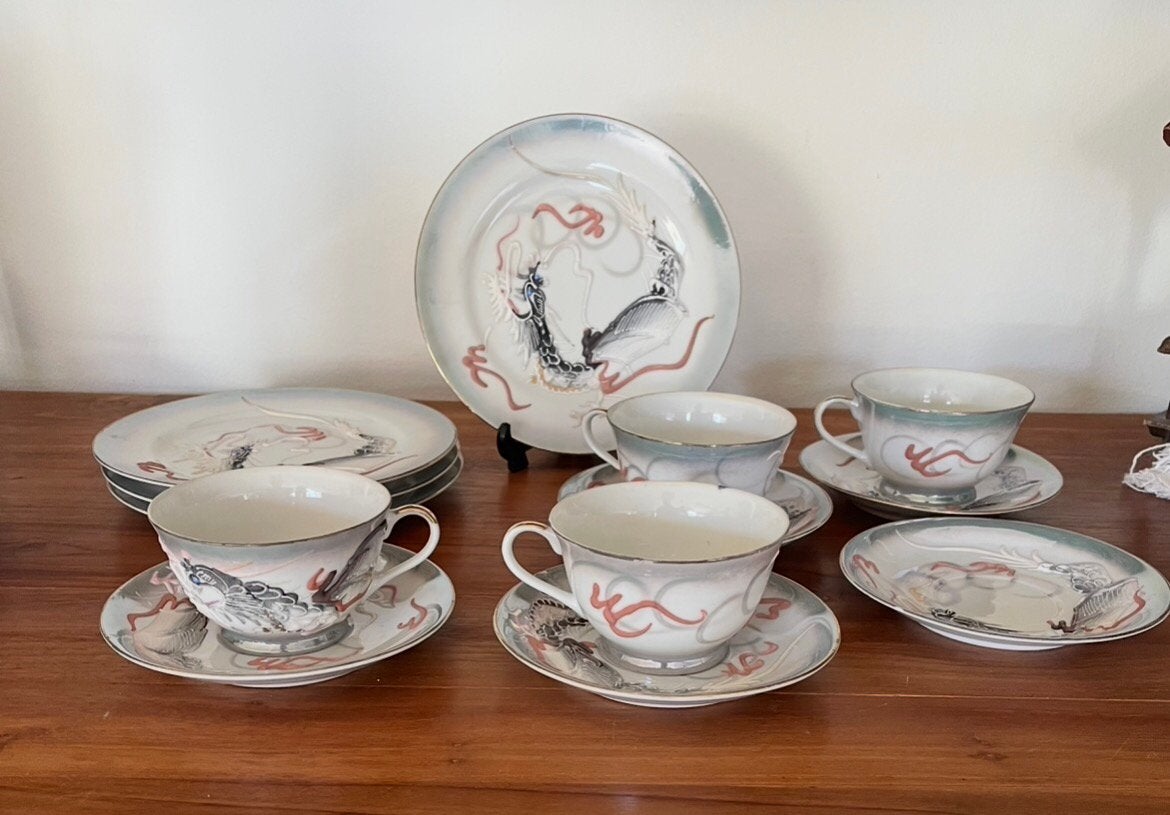 Japan dragon ware servies, Ophalen of Verzenden