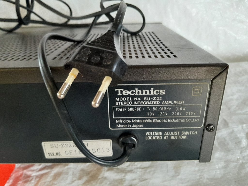 Technics SU-Z22 Stereo Geïntegreerde Versterker, Overige merken, Gebruikt, Ophalen of Verzenden, 60 tot 120 watt
