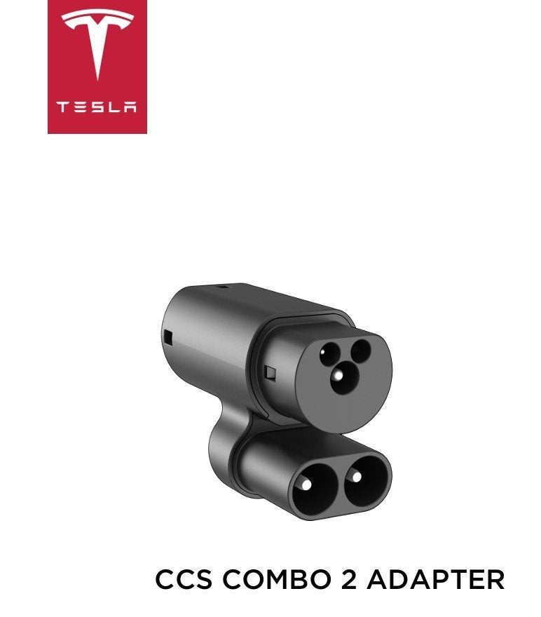 Originele Tesla CCS Combo 2 Adapter laadpaal kabel adapter, Ophalen of Verzenden, Zo goed als nieuw, Laadpaal en Laadkabel