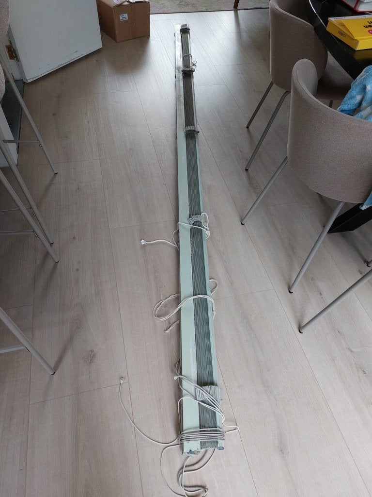 Luxaflex jaren 60, Ophalen, Jaloezie, Gebruikt, Metaal