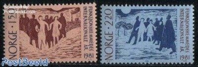 Kavel 528 Noorwegen Eerste Dag 1981, Postzegels en Munten, Ophalen of Verzenden, Noorwegen, Gestempeld