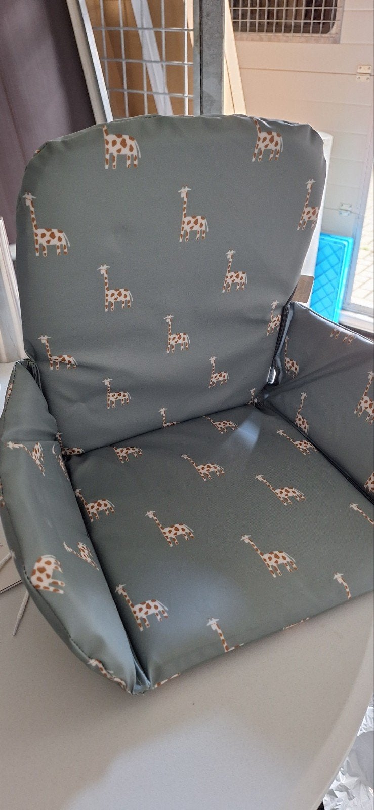 Jollein stoelverkleiner met giraffenprint, Stoelverkleiner, Overige typen, Jollein, Ophalen of Verzenden