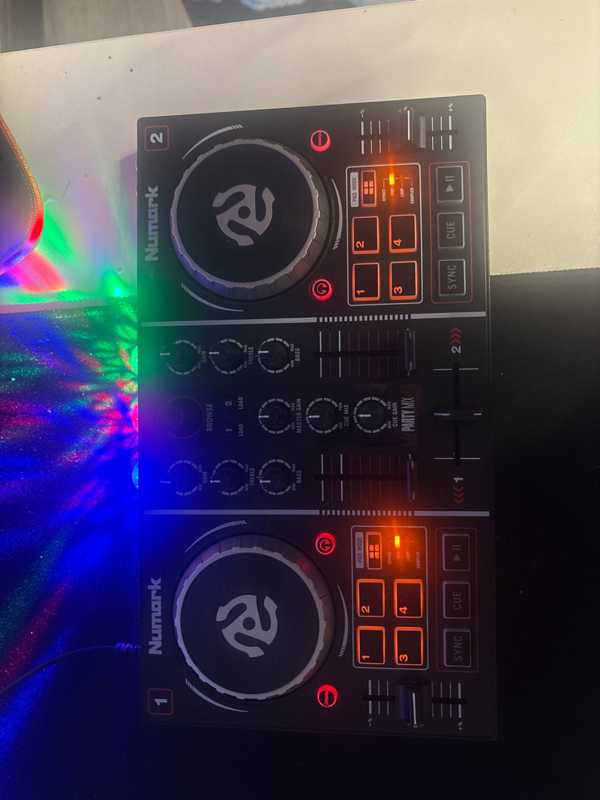 Numark Party Mix DJ-controller, Muziek en Instrumenten, Ophalen of Verzenden, Zo goed als nieuw, Dj-set, Numark