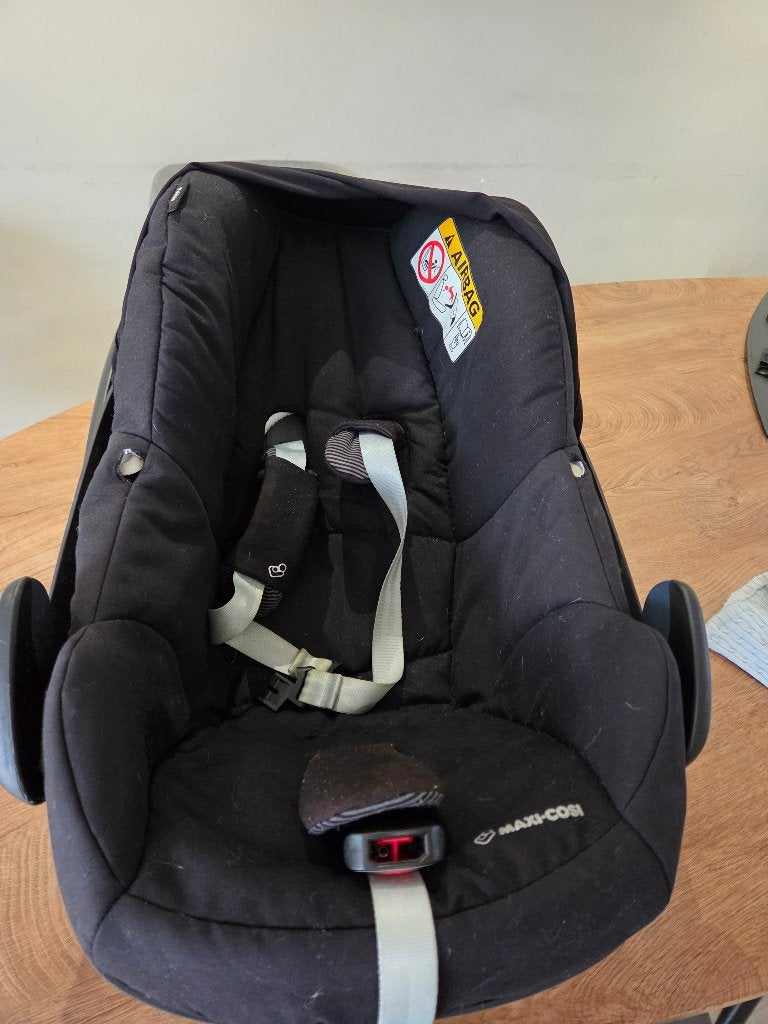 Maxi cosi, Ophalen, Gebruikt