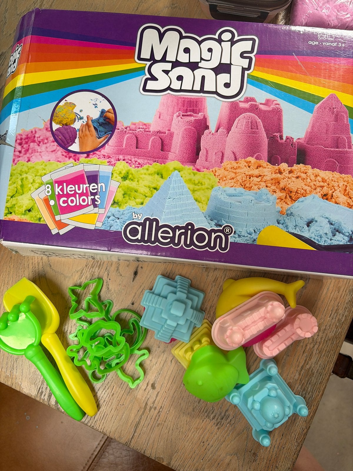 Magic Sand met diverse kleuren en vormpjes, Ophalen, Gebruikt, Overige typen