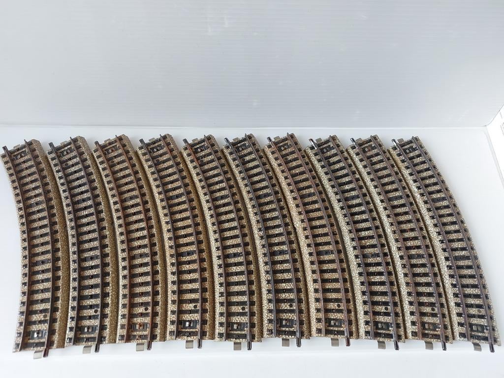 Märklin H0 bochten 5100 10 stuks (KB01), Wisselstroom, Gebruikt, Rails, Ophalen of Verzenden