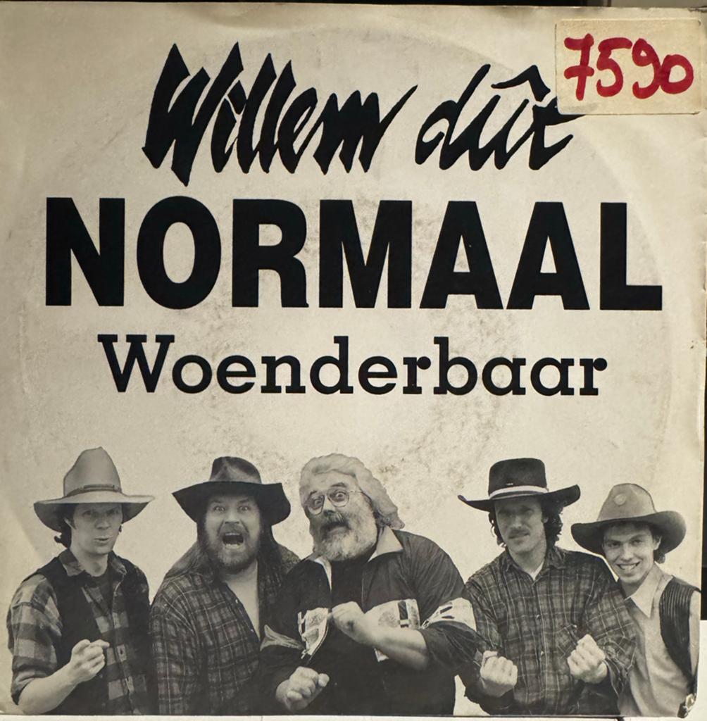 Willem dût Normaal - Woenderbaar Single Vinyl (1992), Gebruikt, 1990 - 1999, Originele persing, 7 inch