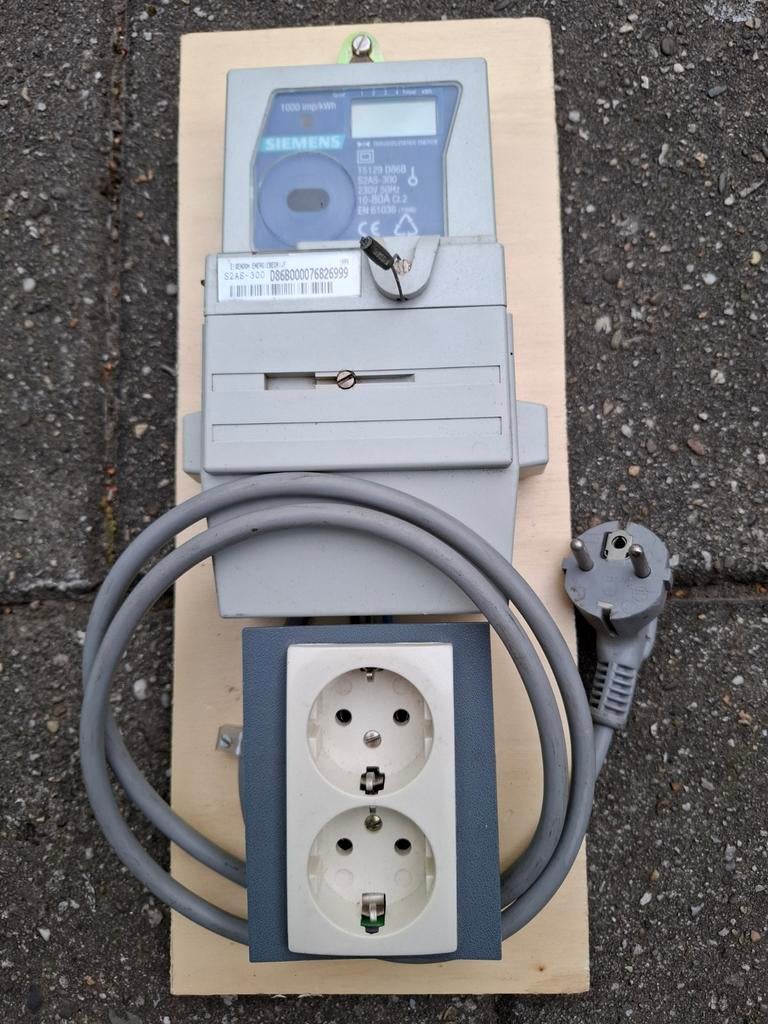 Tussenmeter 1 fase meter, Ophalen of Verzenden, Zo goed als nieuw, Elektriciteit