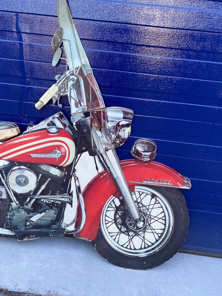 Reclame display Harley Duo Glide jaren 60, Motoren, Ophalen