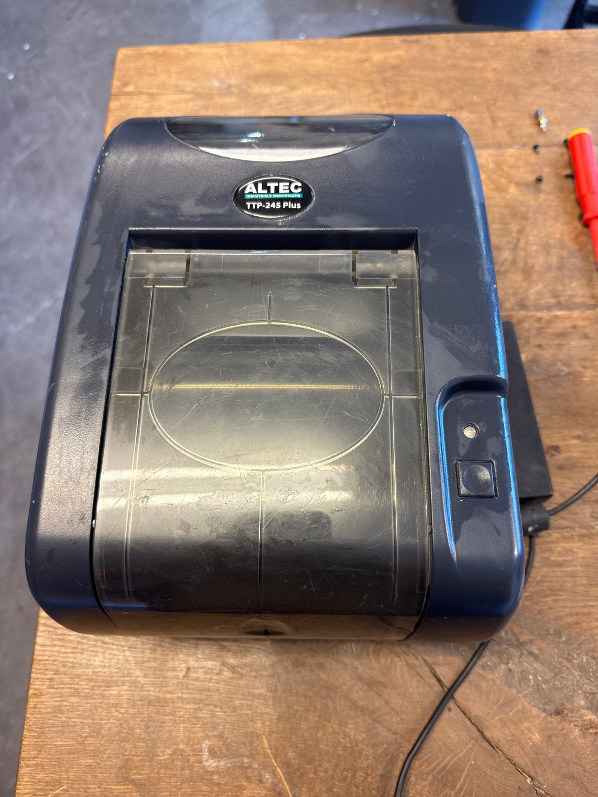 ALTEC TTP-245 Plus Labelprinter - Gebruikt, Computers en Software, Zwart-en-wit printen, Gebruikt, Printer, Ophalen of Verzenden