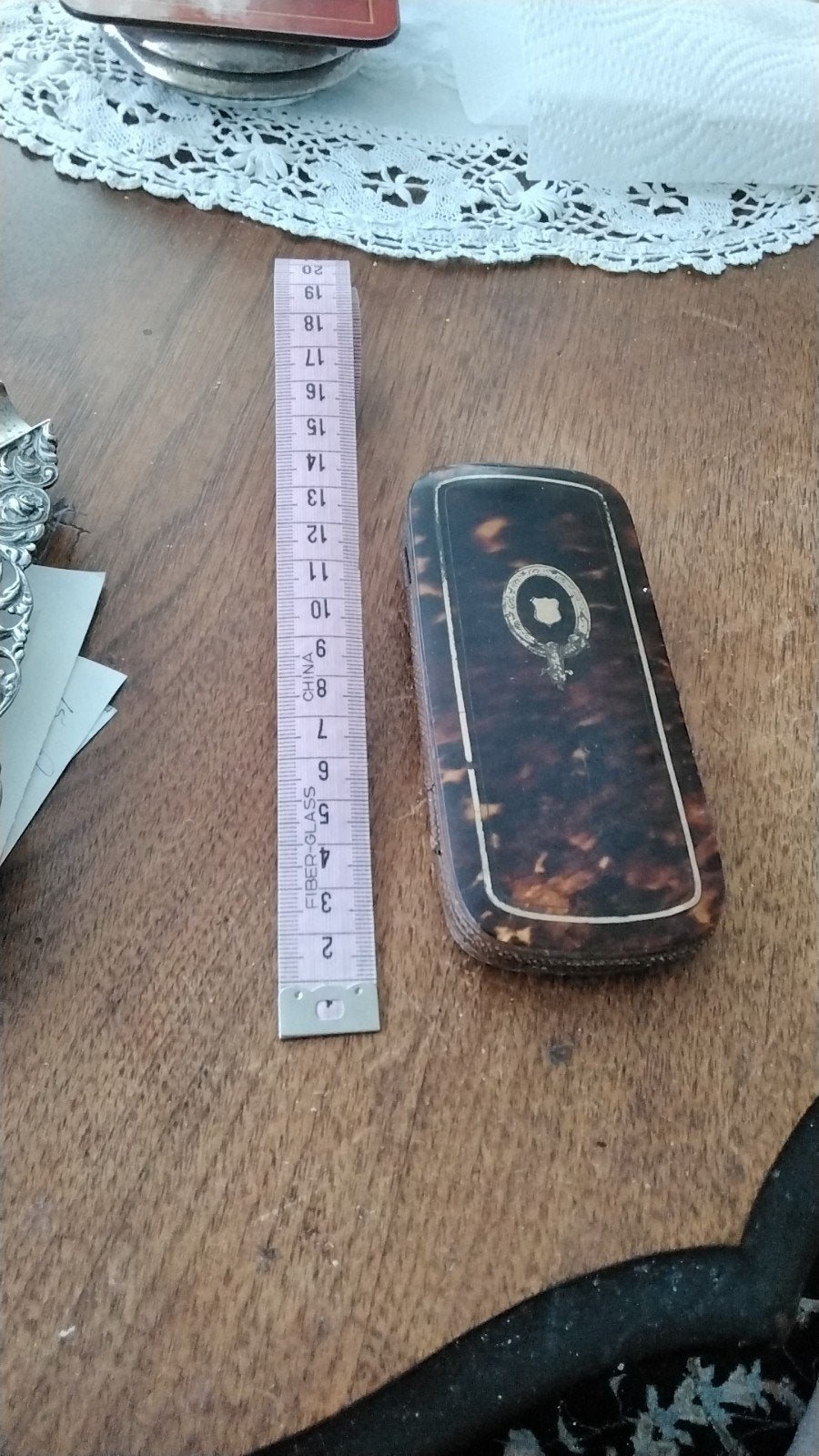 schildpad etui., Ophalen of Verzenden