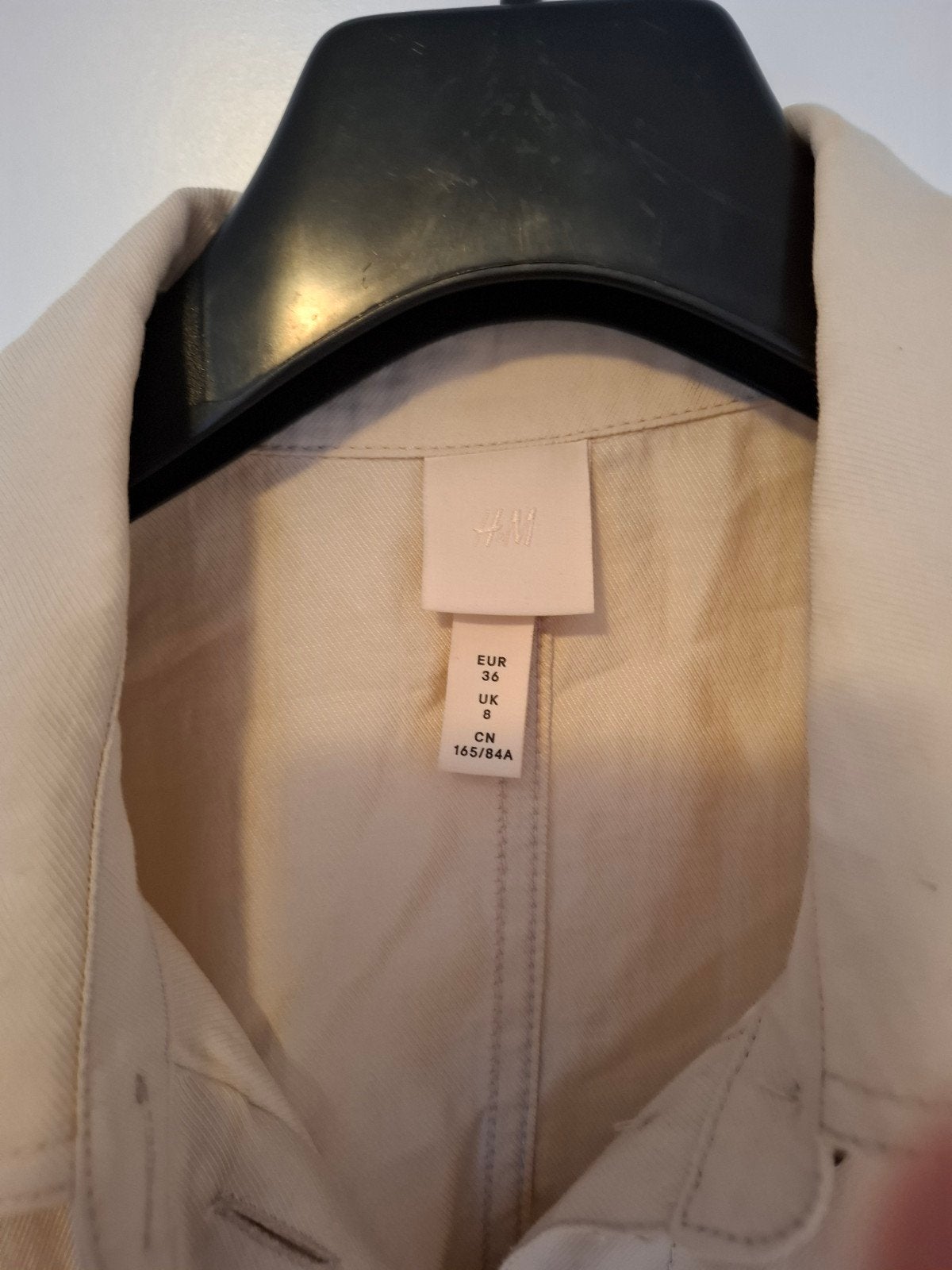 H&M jas/jurk maat S, H&M, Beige, Ophalen of Verzenden, Zo goed als nieuw