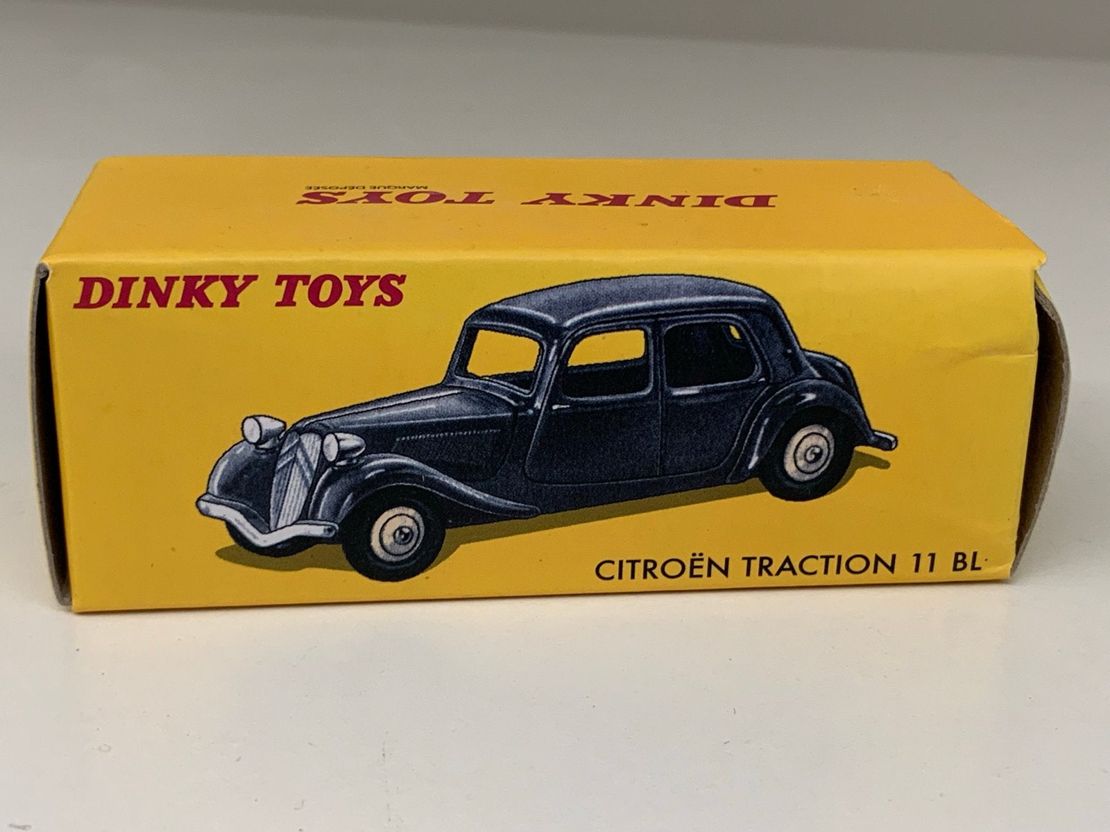 Dinky Toys atlas ed Citroën Traction 11 BZwart - Met doos, Ophalen of Verzenden, Zo goed als nieuw, Auto, Overige merken