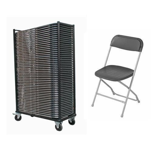 AANBIEDING 50 Klapstoelen met transportkar, Ophalen of Verzenden, Nieuw, Versiering, Abraham of Sarah