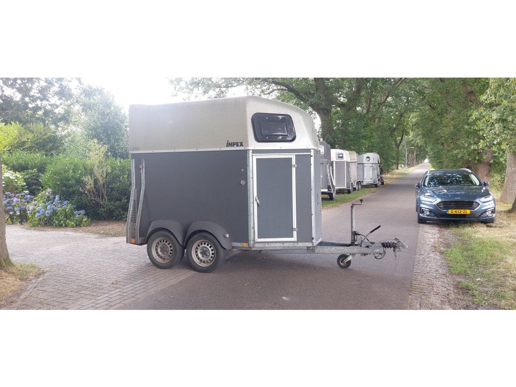 Bockman Uno met aluminium bodem, Dieren en Toebehoren, Gebruikt, Hout, 1½-paards trailer