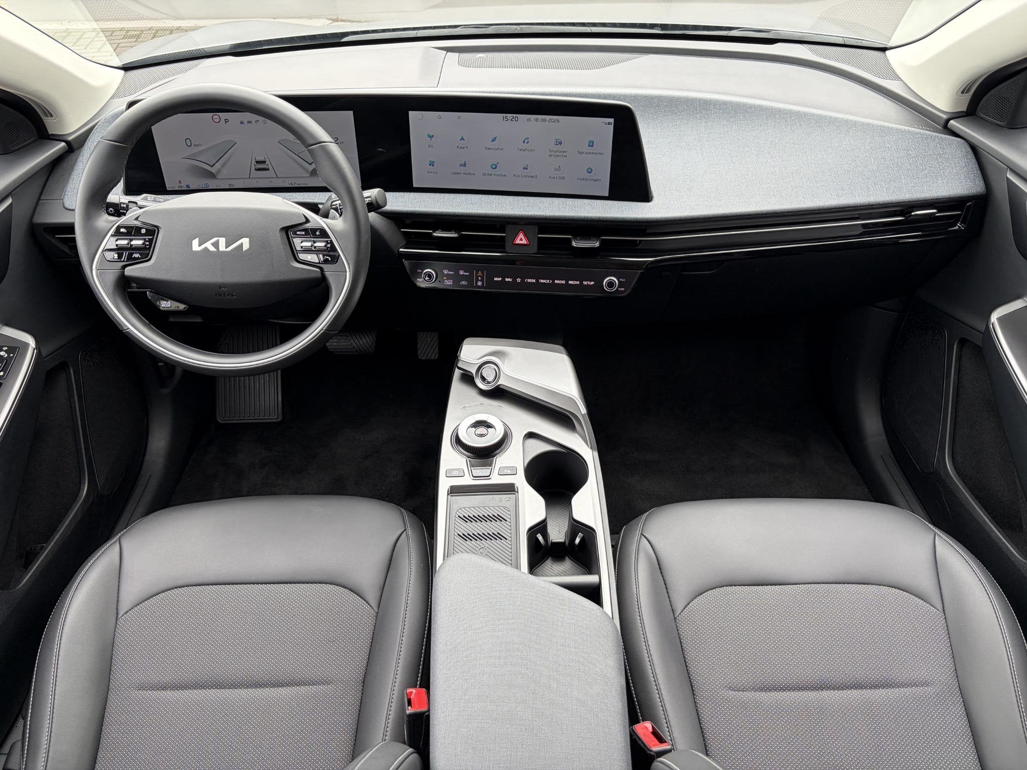 Kia EV6 Edition 77.4 kWh / SOH 100% / Fabrieksgarantie tot 1, Auto's, Automaat, Gebruikt, Automatische klimaatregeling, 1600 kg