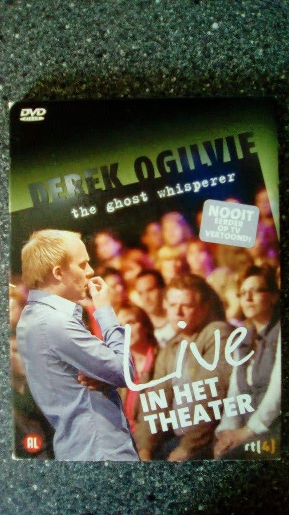 DVD DEREK OGILVIE - THE GHOSTWHISPERER - LIVE IN HET THEATER, Alle leeftijden, Ophalen of Verzenden, Gebruikt