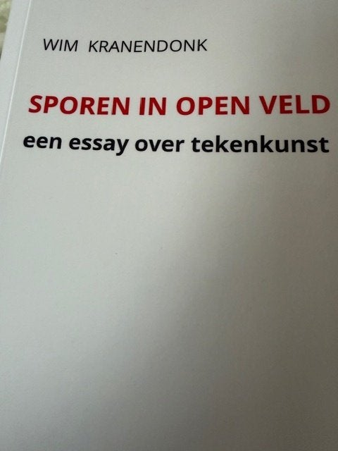 Sporen in open veld, Verzenden, Nieuw, Schilder- en Tekenkunst, Wim Kranedndock