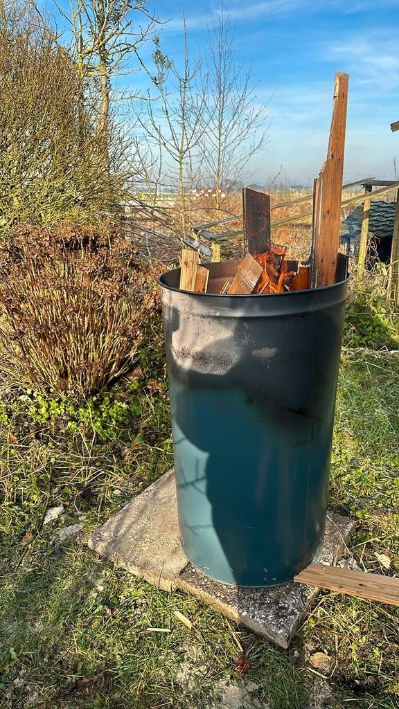 metalen vaten vuurton Brandton oliedrum vuurkorf, Ophalen, Gebruikt