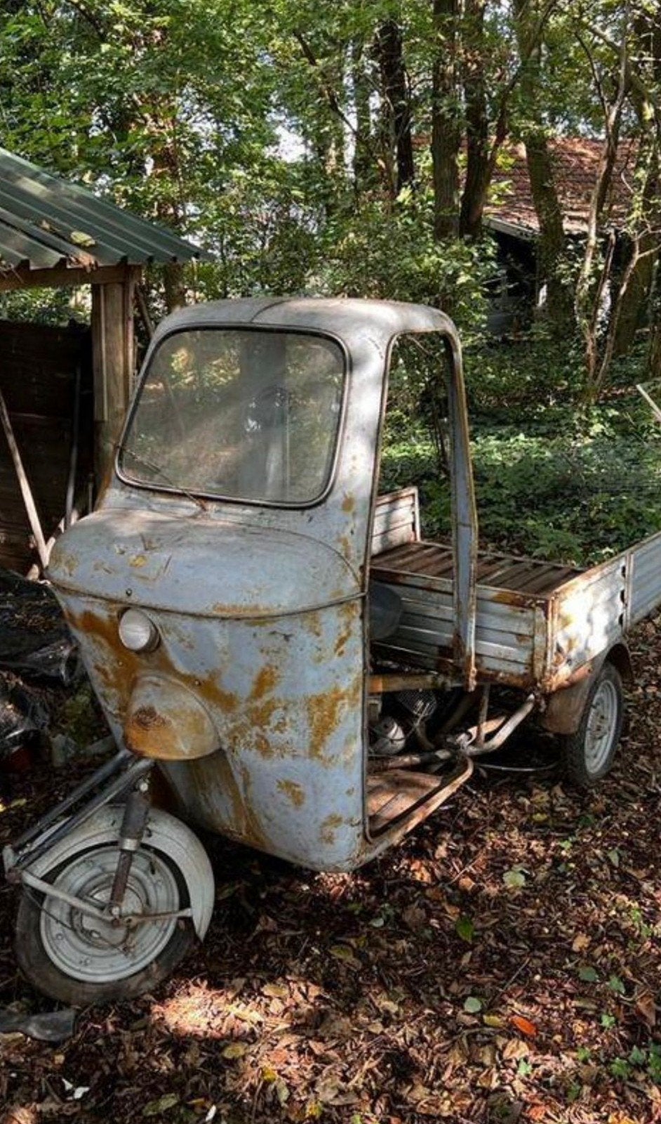 Gitan carro, vespa ape, piaggio ape, foodtruck, tuktuk, Ophalen, Gebruikt