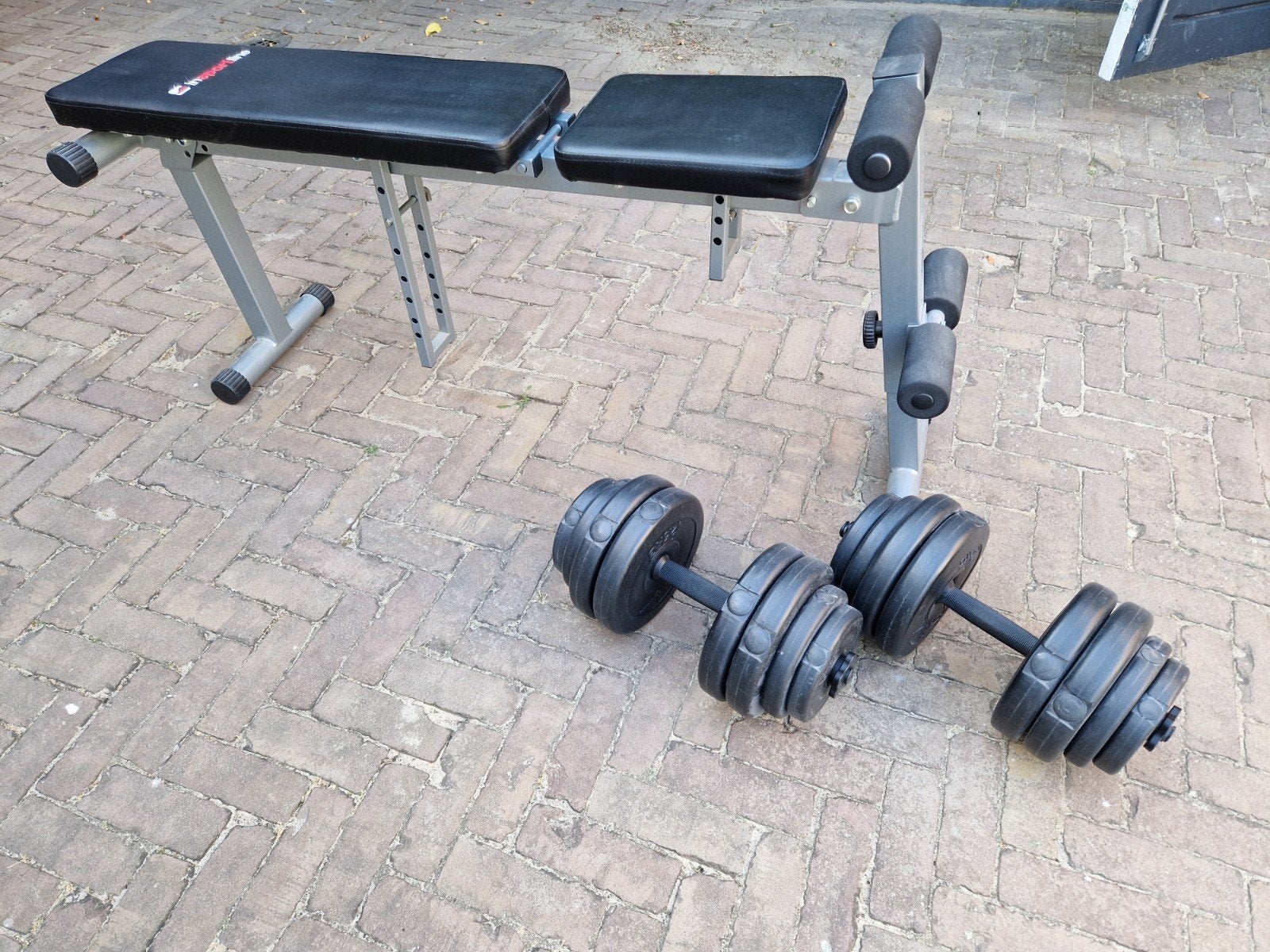 Verstelbare trainingsbank + dumbbell set, Ophalen, Dumbbell