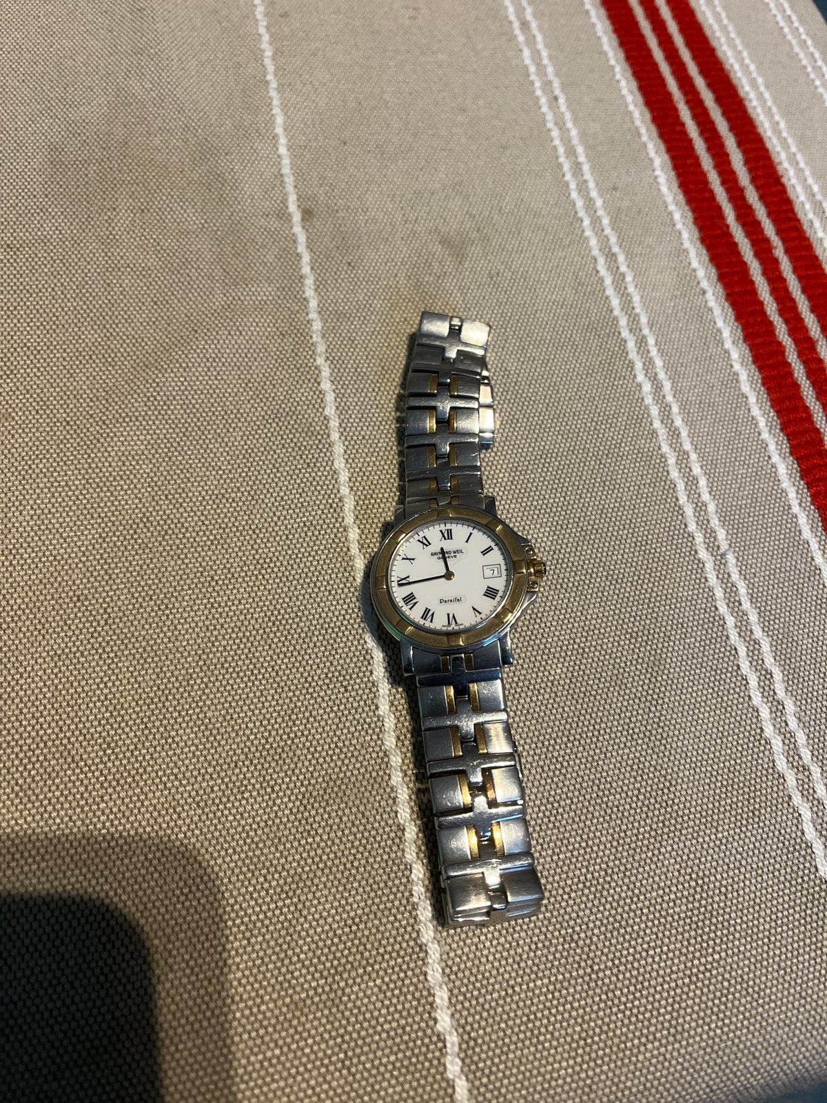 Elegant Tweekleurig Polshorloge - Klassiek Design, Sieraden, Tassen en Uiterlijk, Horloges | Heren, Overige merken, Gebruikt, Staal