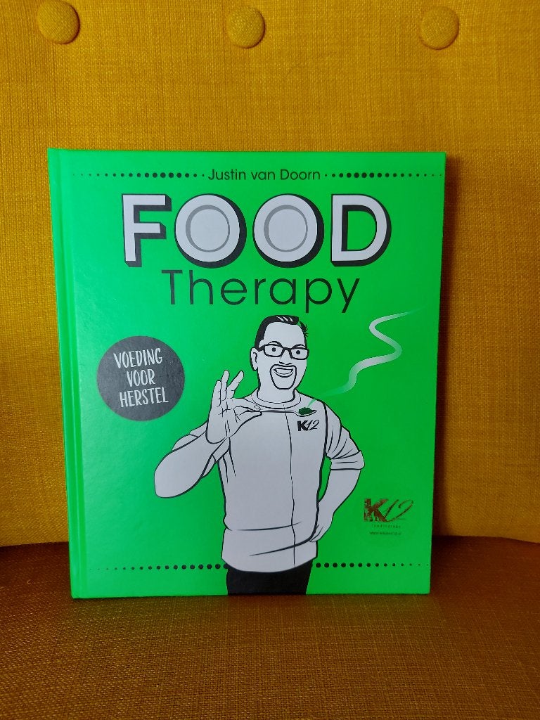 Food Therapy - Justin van Doorn. Voeding voor herstel., Ophalen of Verzenden, Zo goed als nieuw, Overige onderwerpen, Achtergrond en Informatie