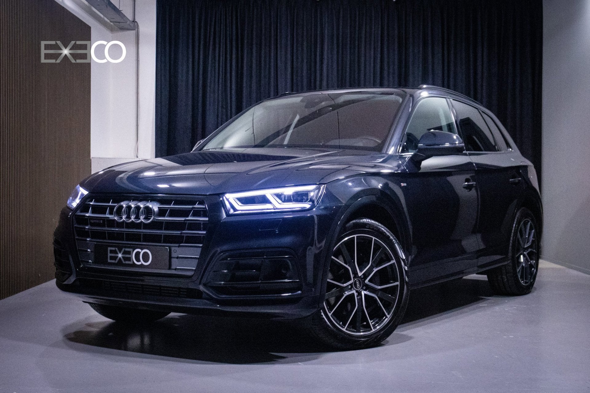 Audi Q5 50 TFSI e quattro S-Line |Matrix|B&O|Memory|Luchtver, Auto's, Automaat, Dealer onderhouden, 4 cilinders, Blauw