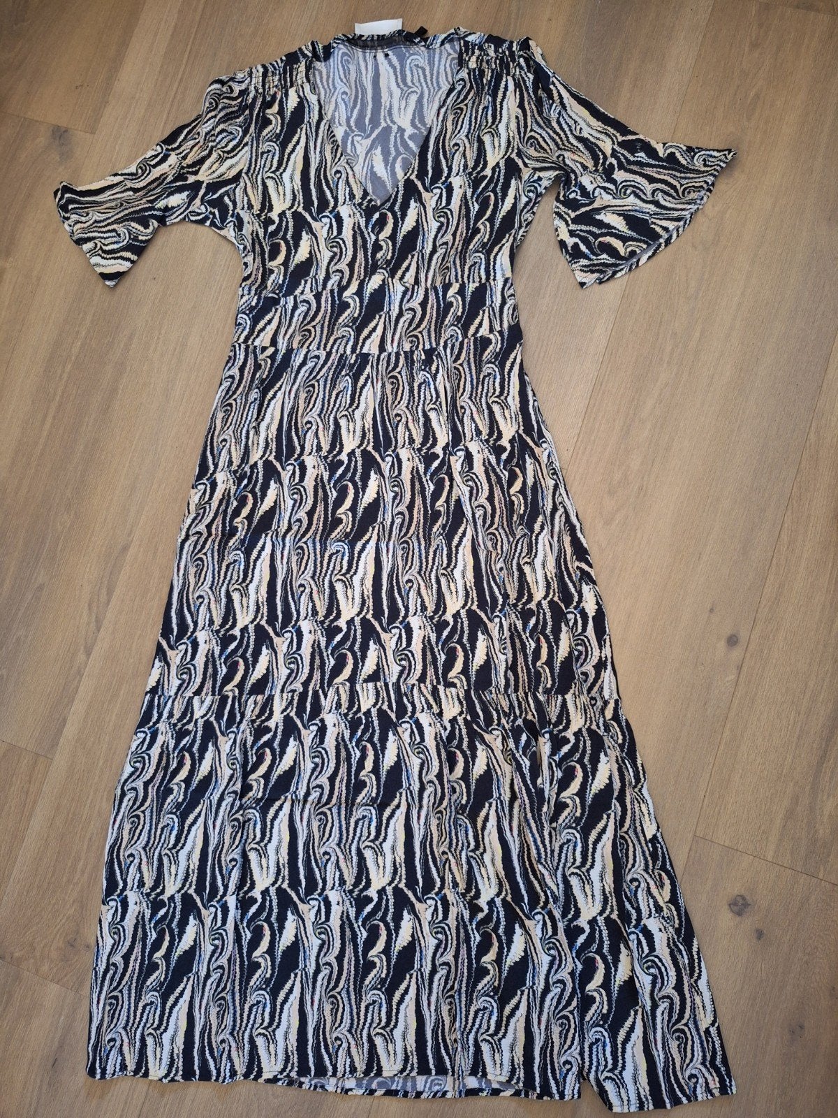 Pom Amsterdam jurk maat 38, 100% viscose, Kleding | Dames, Jurken, Maat 38/40 (M), Meerkleurig, Ophalen of Verzenden, Zo goed als nieuw