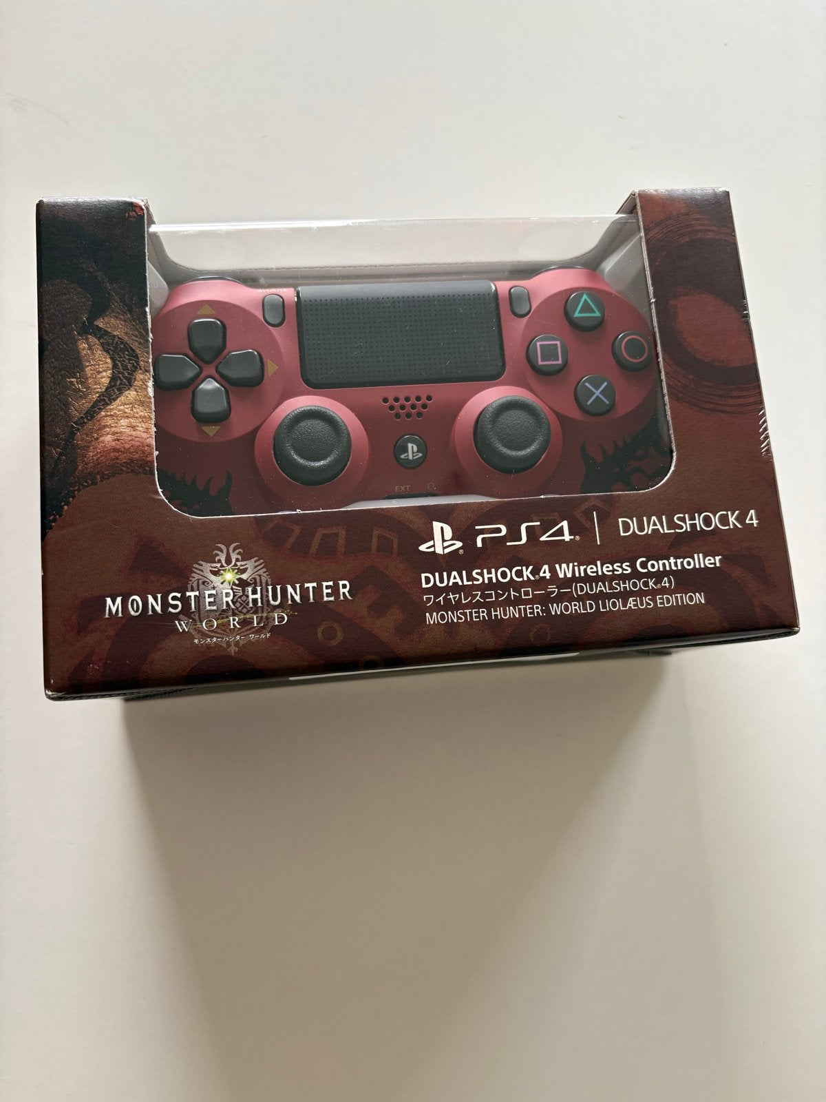 PS4 DualShock 4 Monster Hunter World Liolaeus Edition, Nieuw, Ophalen of Verzenden, Controller, PlayStation 4