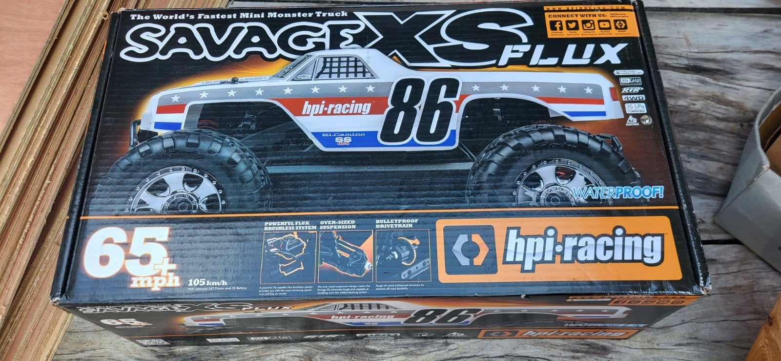 HPI Racing Savage XS Flux RC Monster Truck, Elektro, Auto offroad, Nieuw, Ophalen of Verzenden
