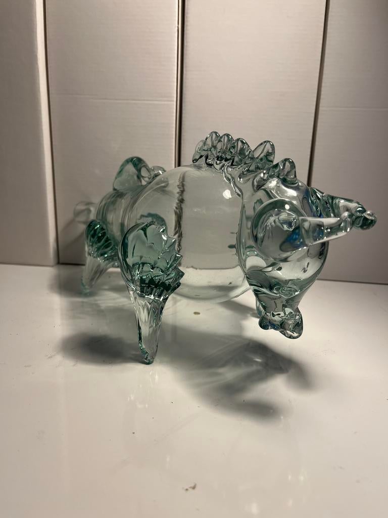 Glazen Fles Stier, Ophalen
