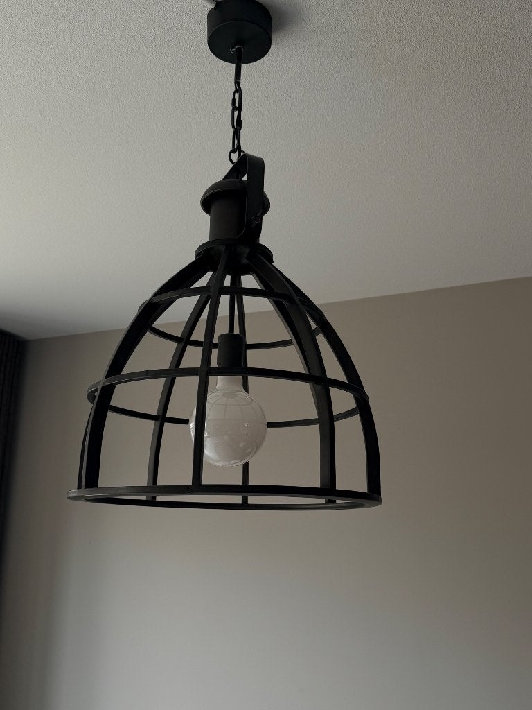 Hang lamp, Huis en Inrichting, Lampen | Hanglampen, Ophalen, Zo goed als nieuw, Metaal, Minder dan 50 cm