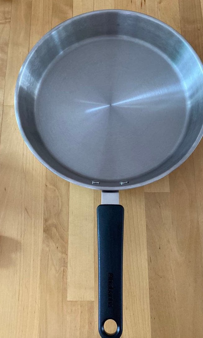 Rvs brabantia koekenpan 28 cm, Ophalen of Verzenden, Zo goed als nieuw, Rvs